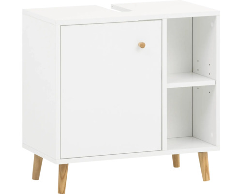 Skříňka pod umyvadlo s dvířky a policemi