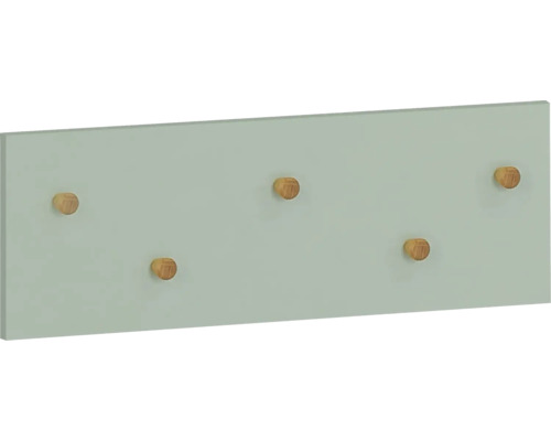 Šatní panel s pěti háčky