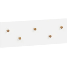 Šatní panel s pěti háčky