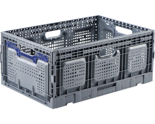 Šedý plastový box s držadly