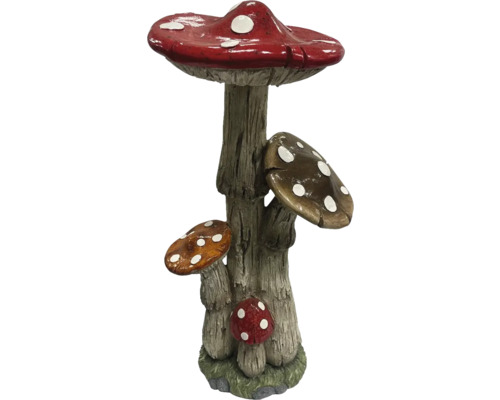 Dekorativní figurka Lafiora houby 34 x 23,5 x 76 cm Dekorativní skupina hub pro zahradu