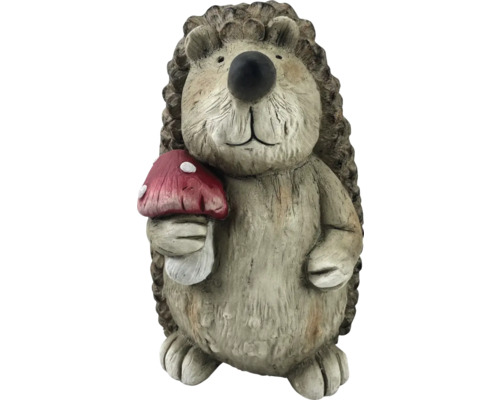 Dekorativní figurka Lafiora ježek 20 x 19 x 32 cm Dekorativní zahradní figurka ježka z umělého kamene s houbou