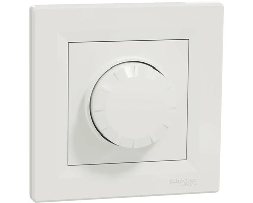 Logo společnosti Schneider Electric. Stmívač pro montáž na stěnu.