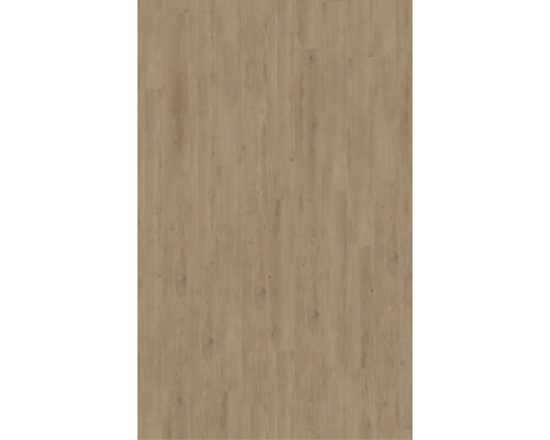 Pohled na laminátovou podlahu s dřevěným vzhledem.