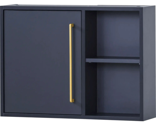 Závěsná skříňka s dvířky a otevřenou policí