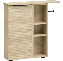 Skříňka na boty s jedněmi dvířky a třemi policemi