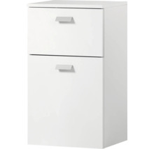 Bílá zásuvková skříň se dvěma zásuvkami