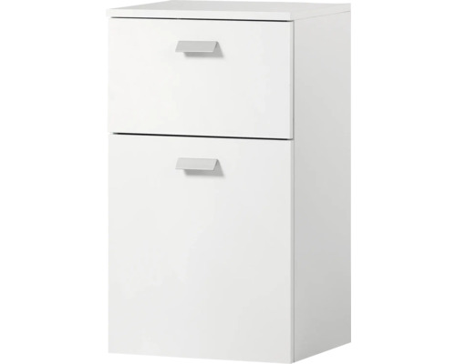 Bílá zásuvková skříň se dvěma zásuvkami