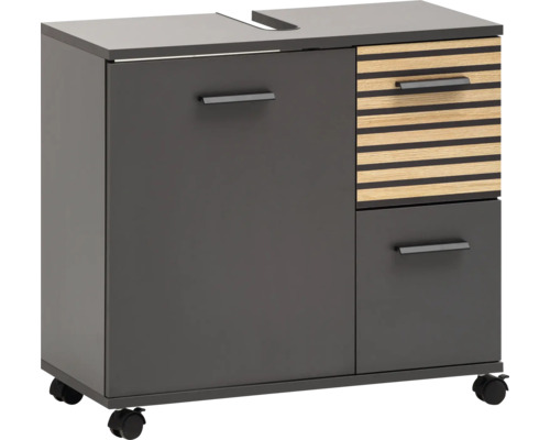 Spodní skříňka se zásuvkami a kolečky do koupelny