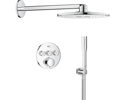 Podomítková termostatická sprchová baterie Grohe Quickfix Precision Smart Control chrom 34874000 Podomítková termostatická sprchová baterie Grohe Quickfix Precision Smart Control chrom 34874000