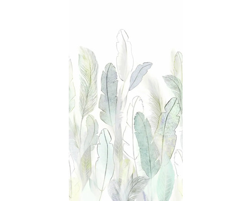 Ilustrace tropických listů pro dekoraci stěn