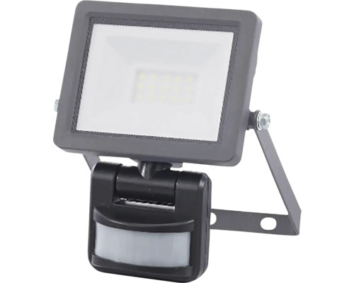 LED reflektor LEDMED VANA SMD S EASY IP 65 10 W 1100 lm 4000 K antracit se senzorem pohybu LED reflektor s pohybovým senzorem pro venkovní použití