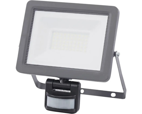 LED reflektor LEDMED VANA SMD S EASY IP 65 30 W 3300 lm 4000 K antracit se senzorem pohybu LED venkovní reflektor s pohybovým senzorem