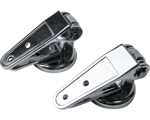 Dva kovové závěsy