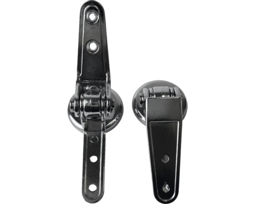 Upevňovací kování WC sedátka z kovu