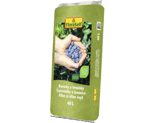 FloraSelf Substrát pro borůvky a brusinky, 40 litrů
