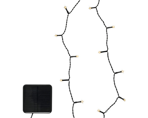Solární světelný řetěz s LED žárovkami