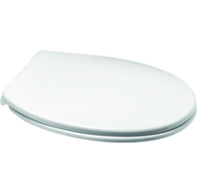 Bílé záchodové sedátko