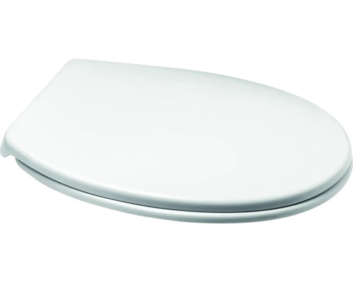 Bílé záchodové sedátko