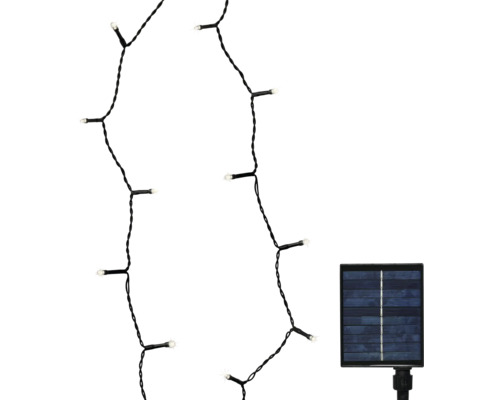 Solární LED světelný řetěz Twinkle venkovní 27 cm 360 LED, teplá bílá Solární světelný řetěz s diodami LED