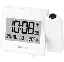 Digitální budík Hama se zobrazením času, data a teploty
