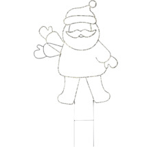 Světelná figurka Santa Clause pro venkovní dekoraci