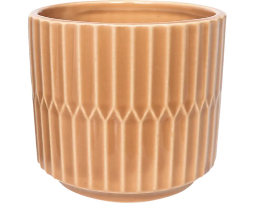 Keramický obal na květináč Sully Ø 7 cm x 7 cm oranžový