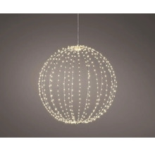 Závěsná LED dekorativní koule s drátěným rámem