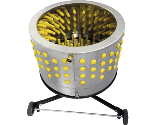 Škubací stroj na drůbež s kolečky