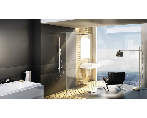 Walk In RAVAK Walk-In Free Set 120 cm barva rámu chrom dekor skla čiré sklo GW9FG0C0SZ1 Walk In RAVAK Walk-In Free Set 120 cm barva rámu chrom dekor skla čiré sklo GW9FG0C0SZ1