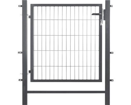 Kovová zahradní branka s drátěným pletivem
