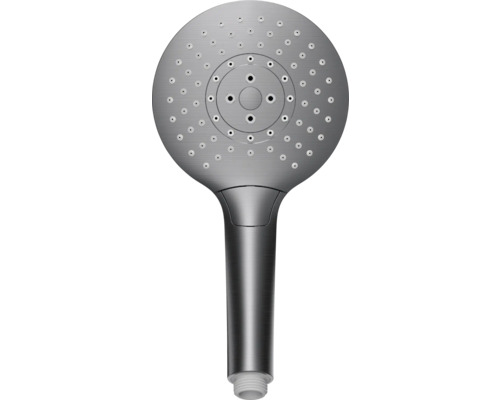 Kovová ruční sprcha s různými druhy proudu