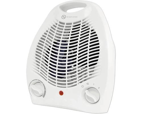Topný ventilátor Rotheigner 26 x 13,5 x 22 cm 2000 W Bílý ventilátorový ohřívač s otočnými ovladači pro regulaci teploty