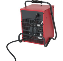 Elektrický ohřívač s rukojetí a ochrannou mřížkou