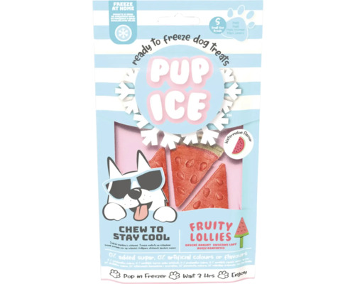 Chladící pochoutka Pup Ice pro psy s vodním melounem 3 ks 90 g Chladící pochoutka Pup Ice pro psy s vodním melounem 3 ks 90 g