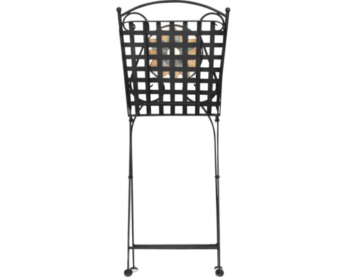 Kovový stojan na květiny s mozaikou