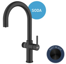 Dřezová baterie páková KEO SØDA černá bez boxu a filtru