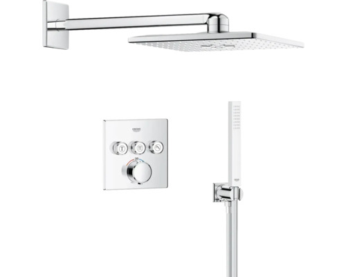 Sprchový systém Grohe s hlavovou sprchou, ruční sprchou a termostatem