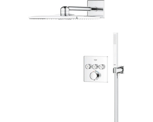 Sprchový systém Grohe s hlavovou sprchou, ruční sprchou a termostatem