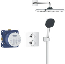 Sprchový systém Grohe Rainshower SmartActive s horní sprchou, ruční sprchou a podomítkovým termostatem