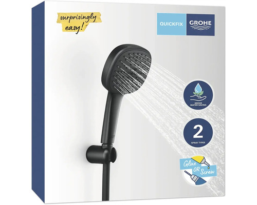 Sprchová hlavice Grohe se dvěma druhy proudu a funkcí úspory vody