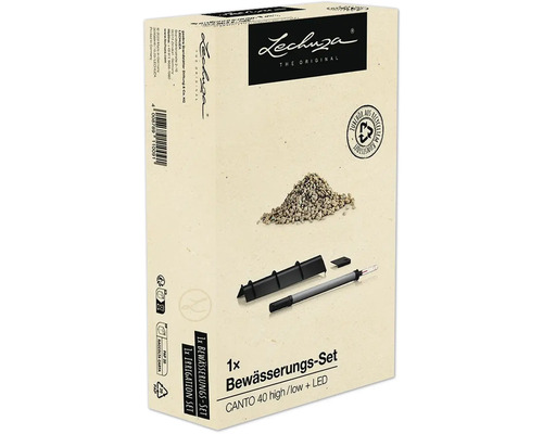 Balení zavlažovací sady Lechuza Canto 40 s příslušenstvím