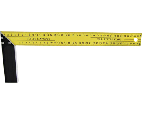 Úhelník se stupnicí pro měření a rýsování