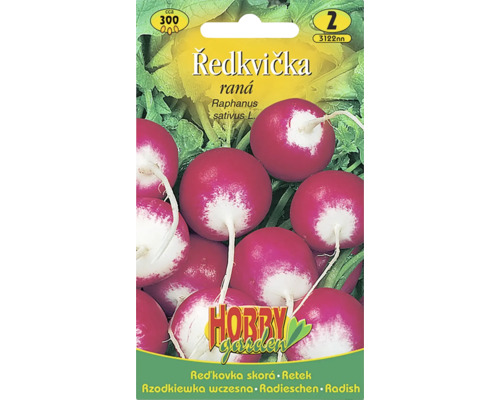 Ředkvička raná červeno-bílá Hobby Garden
