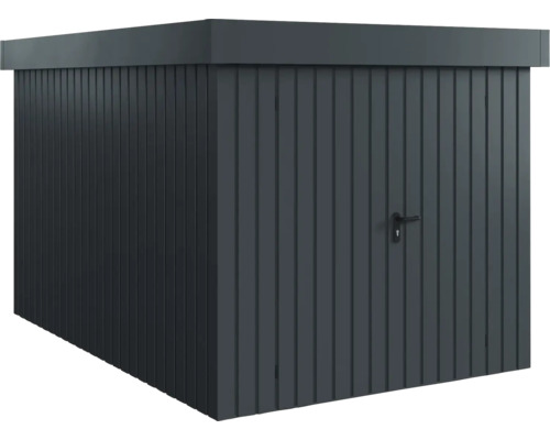 Zahradní domek s dveřmi a rukojetí