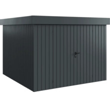 Kovová zahradní kůlna s dveřmi