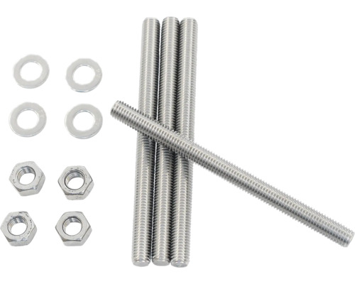 Závitové tyče s maticemi a podložkami