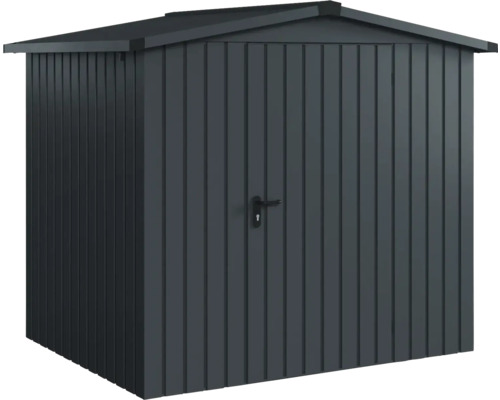 Kovová zahradní chatka s dveřmi