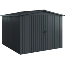 Kovový zahradní domek se sedlovou střechou