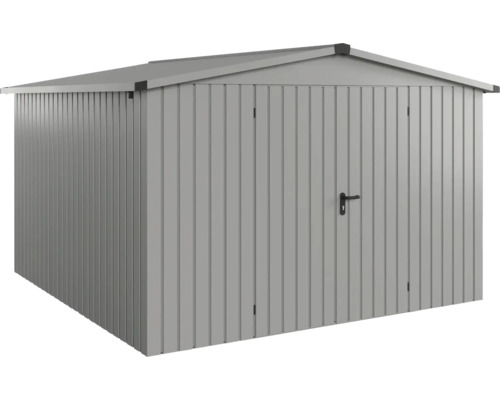 Kovový zahradní domek s dvoukřídlými dveřmi